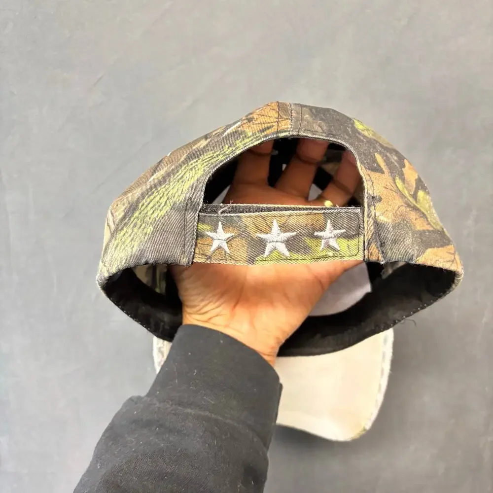 Texas Star Camo Flame Star Hat Ocean Brand Adjustable Strapback Rockabilly